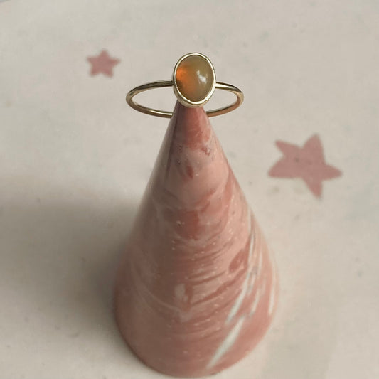 Ring opaal (bruin)